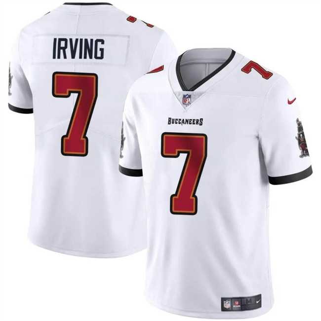 Men & Women & Youth Tampa Bay Buccaneers #7 Bucky Irving White Vapor Limited Stitched Jersey